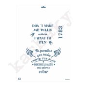 Stencil DIN A3 "Frases" - ST-3005-A3